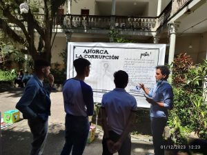 Juventud Preventiva presentó el juego Ahorca la Corrupción