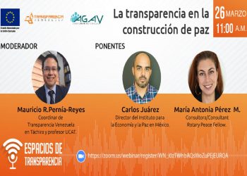 Transparencia Venezuela | Hablemos de transparencia en la construcción de la paz