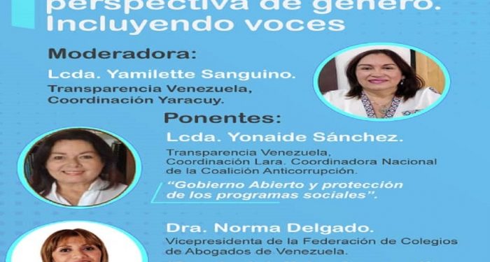 Yaracuy │Conversan sobre Gobierno Abierto desde la perspectiva de género