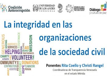 Mérida │ Disertaron sobre integridad en las organizaciones de la sociedad civil