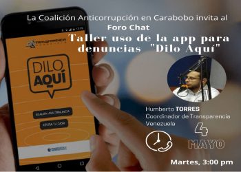 Carabobo │Orientan a los ciudadanos en el uso de la aplicación Dilo Aquí