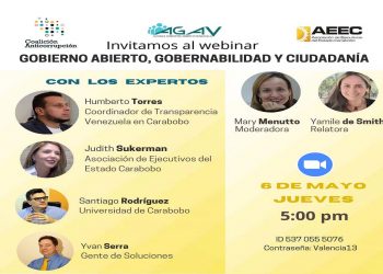 Carabobo │Disertarán sobre gobierno abierto, gobernabilidad y ciudadanía