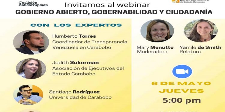 Carabobo │Disertarán sobre gobierno abierto, gobernabilidad y ciudadanía