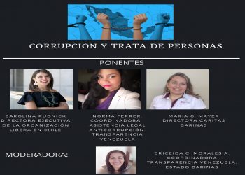 Barinas │Expertas hablarán de corrupción, crimen organizado y trata de personas