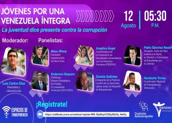 Jóvenes por una Venezuela Íntegra dicen presente contra la corrupción